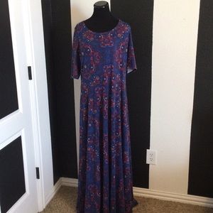 Beautiful Lularoe 1.0 Ana Maxi Dress BNWT